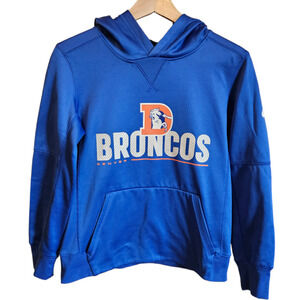 Nike Denver Broncos Sweatshirt Blue Youth Medium